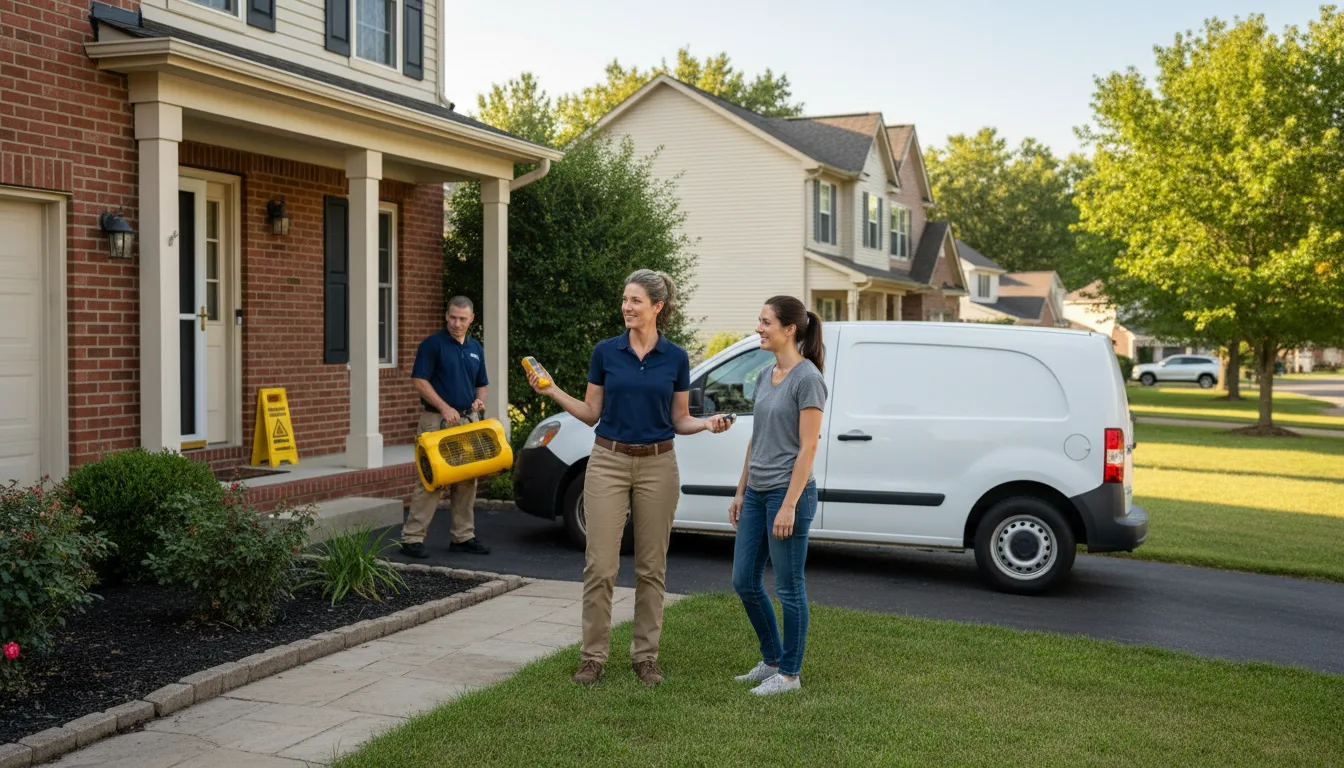 Water restoration image for Water Damage & Restoration Services in Hyde Park, MA